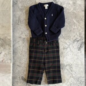 Ralph Lauren Dark Blue Knit Cardigan